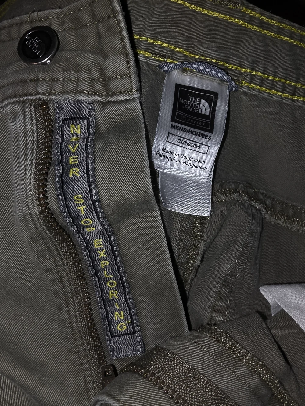 The North Face Olive Green Cargo Pants